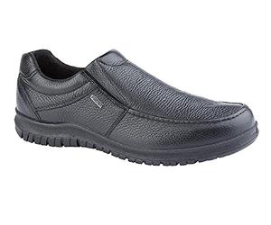 Men's iMac Twin Gusset Imactex Waterproof Leather Slip On Shoes M227A (Black, Numeric_8)