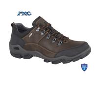 IMAC M260B Men's Leather Waterproof Comfort Lace Up Shock Absorbing Hiking Shoes