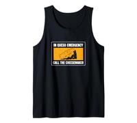 Mens in Queso Emergency Call The Cheesemaker Funny Cheesemaking Tank Top