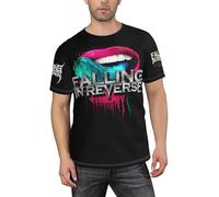 Men's in Reverse Rock Band Falling Classic T-Shirt Multi-Pattern Prints Crew Neck Short-Sleeve Unlock New Summer Streetwear Styles Casual Multicoloured XXL