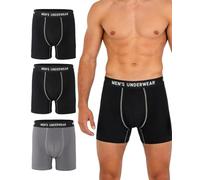 Men's Incontinence Underwear, 100ML Absorb Leak Proof Boxer Briefs with Upgraded Rapid-Absorption Core - Washable Reusable Cotton Incontinence Briefs for Men Heavy Flow Bladder Leak Protection 3 Pack