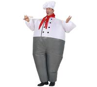 Mens Inflatable Chef Costume for TV Cartoon & Film Fancy Dress