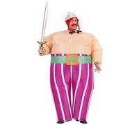 Mens Inflatable Viking Costume for Sparticus Roman Gladiator Fancy Dress