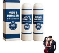 Men's Inhaler -Natural Nasal Inhaler Stick, Restores Energy and Vitality, Male Vitality Boost and Mental Clarity, Provides Everyday Comfort for Men (2 Pcs)