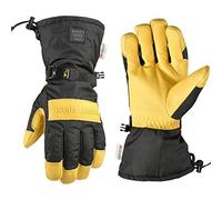 Men's Insulated HydraHyde Waterproof Grain Leather Hybrid Winter Gloves, Extra Large (Wells Lamont 867)
