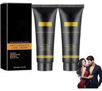 Mens Intimate Cream - Performance Cream, Natural and Gentle Formula, Improve Vitality, Extend the Endurance and Time, Regain Your Confidence (2 Pcs)