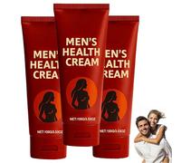 Men's Intimate Health Cream, Vital & Massage Cream for Men, Gentle Skin Formula, Long- Lasting Moisturizing & Relieves Discomfort, Safe for Daily Use, 100g (3PCS)