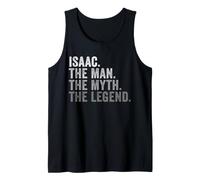 Mens Isaac The Man The Myth The Legend First Name Tank Top