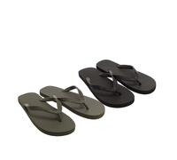 Men's Jack Jones 2 Pack Basic EVA Flip Flops in Multicolour