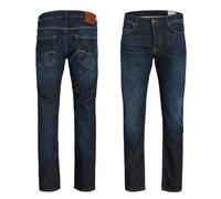 Mens JACK & JONES Blue Stretch Denim Jeans New Mike 581 Comfort Fit Sale 30-38