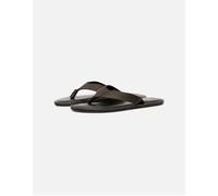 Jack & Jones Washton Men's Leather Sandals Men's | Slip On Shoes | Brown Stone | UK Size 12
