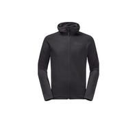 Men's JACK WOLSKIN BAISELBERG HOODED FZ (Black) fleece jacket