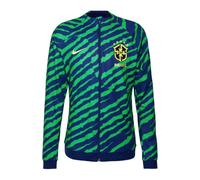Mens Jacket Blue 2022-2023 Brazil Academy Anthem Football Soccer Coat Sportswear