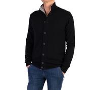 Men's Jacket Cashmere Blend Cardigan Buttons Made in Italy Sweater Silk Pullover Long Sleeve Merino Wool Cashmere Sweater Beige Blue Grey Knitted Gift Winter Clothing, Black, M