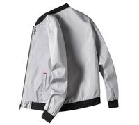 Mens Jacket Clearance Lightweight Jackets Autumn Smart Casual Jacket Light Bomber Jackets Outdoor Thin Windbreaker Coat Thin Sportwear Bomber Jacket Windproof Coat UK Size M-4XL