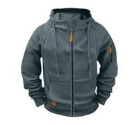 mens jacket,Hoodies for Men UK Zip Up Cargo Fleece Jacket Mens With Pockets Sweatshirts Casual Pullover Fleece Sweatshirt Hoody Tops Plain Comfortable Hoody Hooded Top Work Sweatshirts