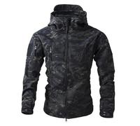 Mens Jacket Mens Winter Coats Windproof Jackets To Gathering Fleece-Lined Jacket From Casual Weekends To Smart Occasions Camouflage Coats Comfortable Parka with Pockets Multicolor XXL
