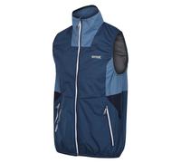 Men's Jacket Regatta Lankin V Softshell Sleeveless Gilet in Blue