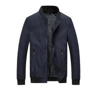 Mens Jackets Smart Casual, Men's Slim Fit Lightweight Windbreaker Jacket Zip Up Casual Track Coat For Spring And Fall Seasons With Secure Pockets