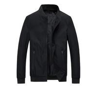 Mens Jackets Smart Casual, Men's Slim Fit Lightweight Windbreaker Jacket Zip Up Casual Track Coat For Spring And Fall Seasons With Secure Pockets