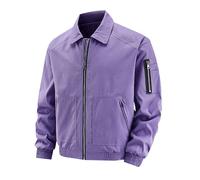 Mens Jackets Tactical Military Cargon Jacket Athletic Vintage Lapel Collar Elasticated Cuffs Twill Coat Casual Fashion Everyday Office Plain Outerwear with Zipped Pocket