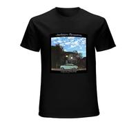 Men's Jackson Browne T Shirt Late for The Sky Vinyl cd Cover Black