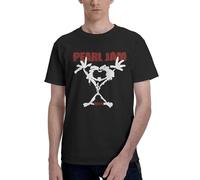Men's Jam Music Rock Band Pearl Cotton T-Shirts Classic Crewneck Short Sleeves Simple&Versatile Daily Commute Essential Black XXL