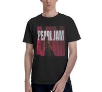 Men's Jam Music Rock Band Pearl Cotton T-Shirts Classic Crewneck Short Sleeves Simple&Versatile Daily Commute Essential Black S