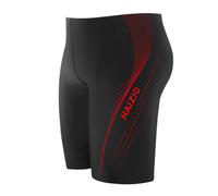 Men's Jammers Long Swimming Trunks Swimming Swimsuit Jammer Competition Pants Endurance Racing Training Swimsuit Mid Length Compression Swimming Shorts Stretchy Training Competition Trousers, red, 5XL