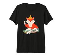 Mens JANNIK - Cute Boy Name with Cool Fox Premium T-Shirt