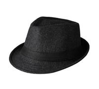 Men's Jazz Hat Cap Winter Fedora Hat Retro British Gentleman Hat Classic Bowler Hat Short Brim for Formal Occasions