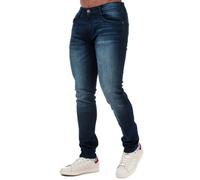 Men's Jeans Duck and Cover Maylead Slim Fit Zip Fly Denim in Blue