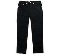 Mens Jeans Hard Wearing Heavy Duty Aztec Casual Denim Trouser Inside Leg 29 Inches (30, Black)