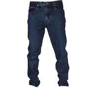 Mens Jeans Hard Wearing Heavy Duty Aztec Casual Denim Trouser Inside Leg 31 Inches (36, Blue)