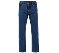 Mens Jeans Plain Work Basic Straight Leg Jeans Pants Denim Trousers Forge Kam Bi