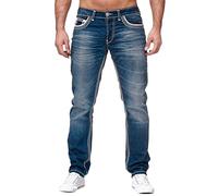Men's Jeans Regular Fit Solid Denim Pants Straight Leg Flat-Front Pants Stretch Athletic Jeans Casual Work Wear Stylish Wrinkle-Resistant Pants Comfortable Lounge Trousers with Button & Zip Fly XXXL