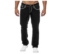 Mens Jeans Slim Fit, Mens Skinny Stretch Jeans Skinny-Fit Stretch Jean Traight Leg Regular Fit Denim Pants Big Tall All Waists Jeans for Men Uk Straight Fit Men Jeans Ripped