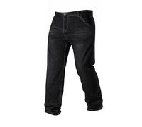 Mens Jeans Warm Fleece Winter Lined Denim Pants Straight Leg Denim Jeans Stylish & Classic Plain Fashion Trousers for Men Casual Retro Wide Leg Comfortable Hard Wearing Jean Trousers