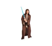 Mens Jedi Hooded Robe Star Wars Adult Cloak Fancy Dress Halloween Party Outfit
