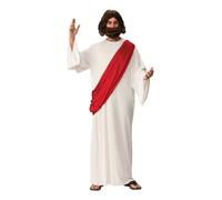 Mens Jesus (No Wig & Beard) Costume Toga Robe Christ Christian Adult Fancy Dress