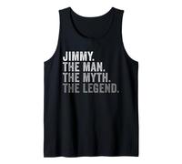 Mens Jimmy The Man The Myth The Legend Funny First Name Tank Top