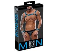 Men's Jock Set Black/Blue XXL
