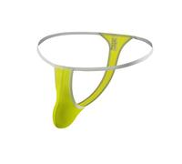 Men's Jock Strap Briefs Sexy Jockstraps G-Strings & Thongs Y Fronts Bulge Pouch Underwear Men's Sissy Lingerie for Stag Do Fancy Dress Costume Yellow