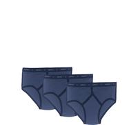 Jockey Men's UK Classic Cotton Rib Y-Front Brief - 3 Pack, Navy, 34