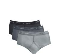 Jockey CLASSIC Y-Front Brief 3 Pack Black Grey Silver size 2XL 40 Inch waist