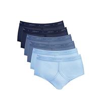 Men's Jockey Y-Front Cotton Briefs Multi Pack Of 6 Underwear Blue 42