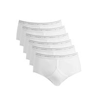 Men's Jockey Y-Front Cotton Briefs Multi Pack Of 6 Underwear White 34