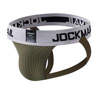 Mens Jockstrap Athletic Supporter Underwear Mens Sport Jock Strap Brief (M, Army Green)