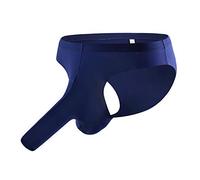 Men's Jockstraps Underwear | Elephant Nose Ice Silk Underwear | Quick-Drying G-Strings Thongs | Long U Bulge Pouch Briefs Underpant Bulge Enhancing Underwear Sexy Bikini Lingerie for Men