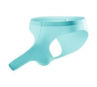 Men's Jockstraps Underwear | Elephant Nose Ice Silk Underwear | Quick-Drying G-Strings Thongs | Long U Bulge Pouch Briefs Underpant Bulge Enhancing Underwear Sexy Bikini Lingerie for Men